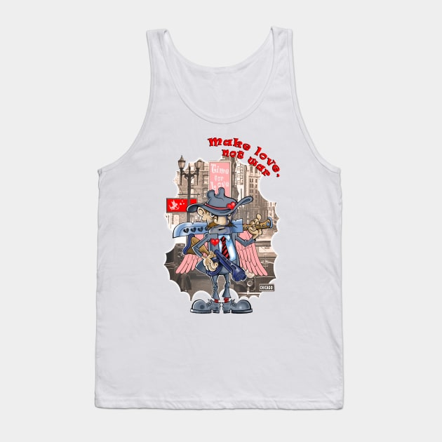 Saint Valentine Tank Top by Karlov Print